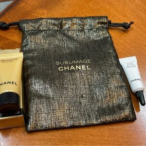 CHANEL Limited Edition Sublimage face and eyes, Rare pouch AUTHENTIC NEW